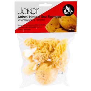 Jakar Artist Natural Sea Sponge Variety Pack